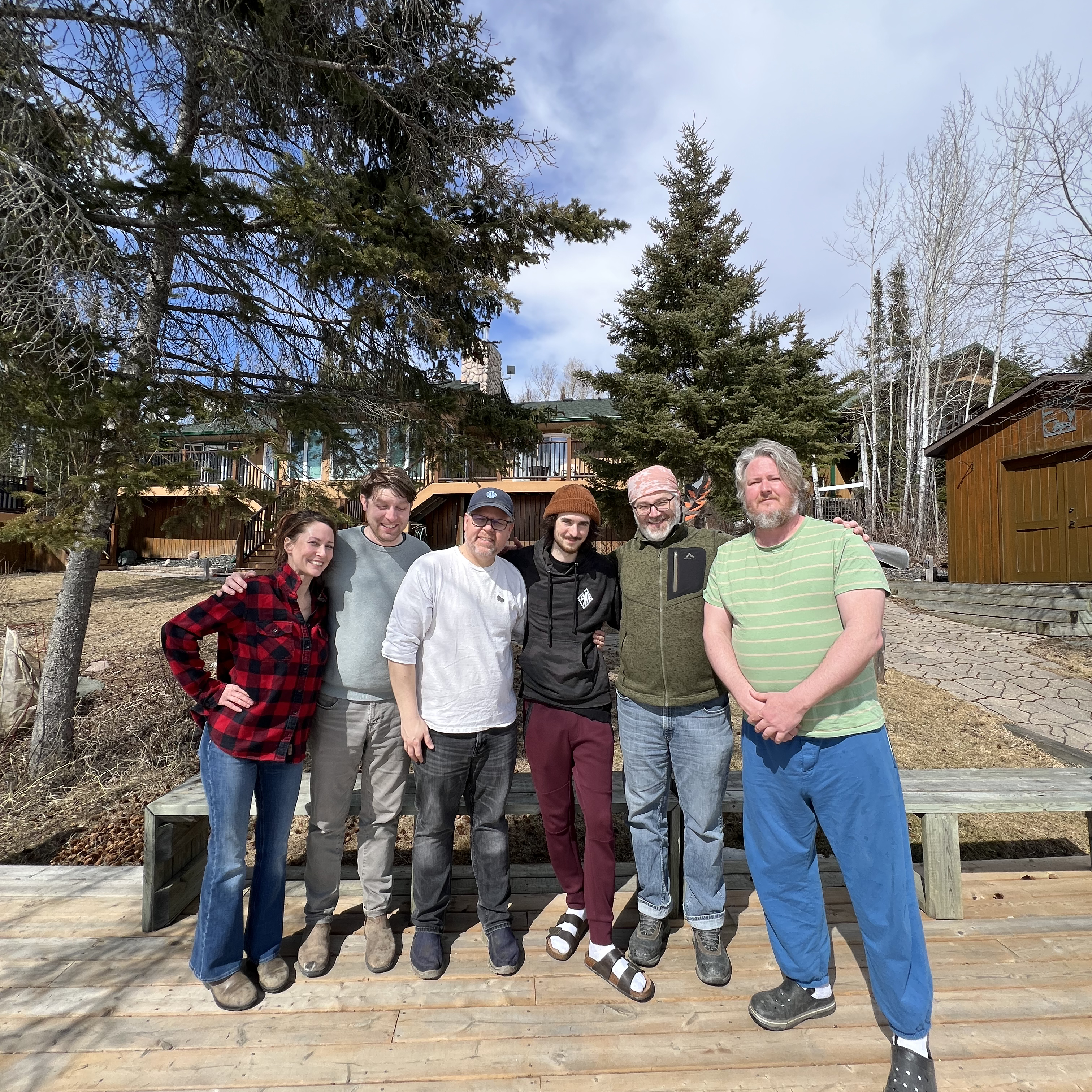 Songwriting retreat at Lake of the Woods, September 2025